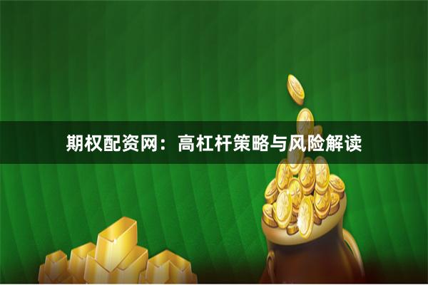 期权配资网：高杠杆策略与风险解读