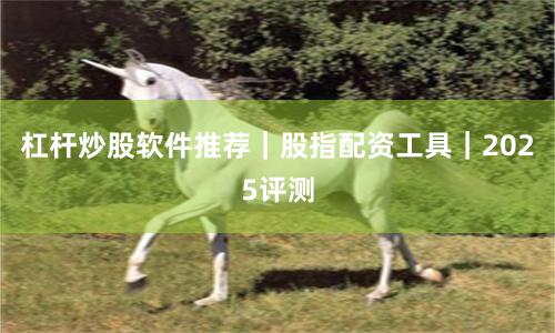 杠杆炒股软件推荐｜股指配资工具｜2025评测